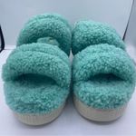 UGG platform sheepskin double strap sandals women Size 11 “Oh Fluffita” Photo 6