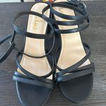 Lulus Lexia Black Platform Ankle Strap High Heel Sandals Photo 1