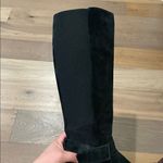 Aquatalia Orella Italian Black Suede Waterproof Riding Boots w/ Black Buckle 8 Photo 11