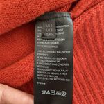 Anthropologie by ‎ Rustic Orange Ribbed Cowl Neck Sweater Women's Small Classic Photo 2