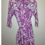 J. McLaughlin Women's Size S Purple Midi Wrap Dress EUC Photo 1