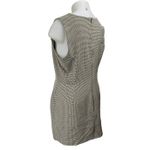 On 34th Black White Houndstooth Gingham Check Sleeveless Mini Shift Dress Sz 18W Photo 1