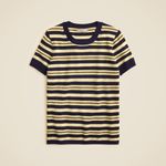 J.Crew Carolyn Sweater Tee in Striped Merino Wool in Navy Multi, Size XXS Photo 4