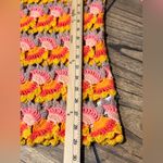 Free People  Little Fan Crochet Striped Beach Cover Up Sweater M/L great conditio Photo 8