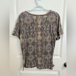 We The Free Free People  Snake Print T Shirt XS Photo 2