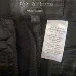 Rag and Bone Ilford Leather Panel Skinny Pants Black Size 6 Photo 4