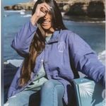 Amuse Society  Blue Seabreeze Embroidered Lightweight Quilted Jacket - L/XL - NWT Photo 11