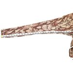 Vimmia Snakeskin Printed Leggings in Brown Tan Size XS Photo 7