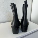 ANINE BING NWT Sky Leather Ankle Boots in Black Photo 4