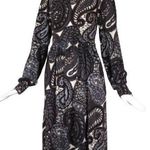 Donald Brooks dark paisley print long Photo 0