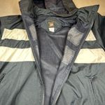 Cheneral Jacket Small Mackinac Island Michigan Navy Gray Windbreaker Retro USA Blue Photo 9