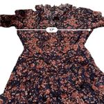 Ulla Johnson Cecily Cosmos Print Long Sleeve Tiered Ruffle Mini Dress Sz 2 Photo 8