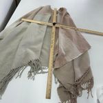 SOIA & KYO Cardigan Womens One Size Pink Mirel Fringe Knit Sweater Scarfigan Photo 4