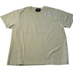 The Kooples Size M Organic Cotton Tee Shirt Sage Green Boxy Casual Earth Tone Photo 1