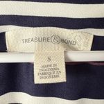 Treasure & Bond sz S blue white striped shirt dress NWT Photo 5