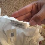 Ramy Brook NWT  Simona dress white dress with silver sparkle M Photo 13