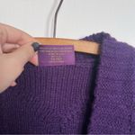 Taylor Swift  • Speak Now Cardigan sweater purple cable knit star applique Photo 4
