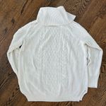 Michael Kors white chunky knit turtleneckck sweater Photo 2