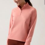 Athleta Whistler Half Zip in Conch Pink, Small Photo 0