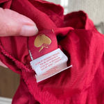 Apple Bottoms Vintage Y2K Red Satin Romper Removable Straps M Photo 14