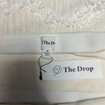 The Drop Strapless Mixed Media White and Natural Dress Size M Photo 4