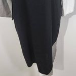 For Cynthia  Linen Shift Dress Size Medium Linen Colorblock Dress Photo 3