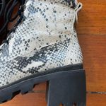Madden Girl Dillan Snake Print Lugged Sole Combat Boots - Sz 8.5 💕🎀 Photo 6