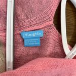 J. McLaughlin  Skyler Wrap NWT $298 Shaw 100% Cashmere OS Pink Tan Color Block‎ Photo 3