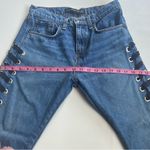 Veronica Beard  INES GIRLFRIEND LACE-UP SIDE JEANS Photo 7