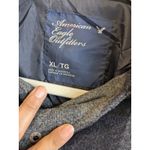 American Eagle  Women's Moto Jacket Plaid Wool Blend Asymmetrical Zip Coat Sz XL Photo 2