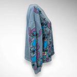 Disney Women's Blue Crewneck Stitch Graphic Sweatshirt XL | EUC Photo 2