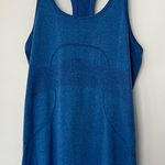 Lululemon Swiftly Tech Size 8 Heathered Light Blue Sleeveless Muscle Top Photo 0