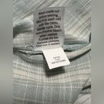 LC Lauren Conrad  3/4 Sleeve Square Neck‎ Top Blue Stripe Lace Trim Pullover Med Photo 9