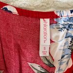 Xhilaration women’s red floral tie romper Photo 3