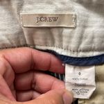 J.Crew  Stripe Blue White 5" Chambray Railroad Shorts Size 0 EUC #2459 Photo 3