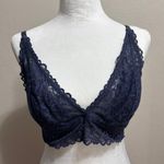 Aerie Strappy Lace Bralette Top Womens L Adjustable straps Dark Fairy Whimsigoth Photo 0