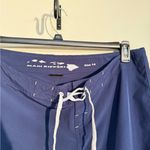Vintage Surf Y2K Maui Rippers Board Shorts Womens 14 Navy Swim Trunks Pocket 8" Blue Photo 5