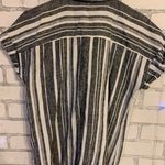 Ellen Tracy Short Sleeve Striped Button Up Shirt Photo 2