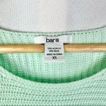 Bar III Mint Green Knit Side Waist Zip Pullover Sweater XS Photo 2