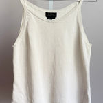 Ralph Lauren Lauren Ralph Lauren Cream Knit Tank Top Sleeveless Cotton Blend Womens Photo 0