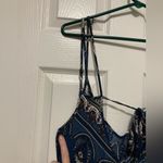 Anthropologie Bishop & Young Blue Paisley Hanker Chief Sleeveless Dress Photo 4