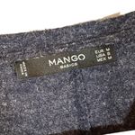 Mango Navy Blue 1/2 Sleeve Knit Casual Pullover Blouse Women Sz S Photo 5
