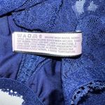 Victoria's Secret Womens Lace Bralette Size XS Blue Lined NO Padding Photo 3