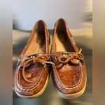 Sperry  Topsider Women's Tan Leather Low Top Nautical Loafer Shoes Size 7M Photo 1