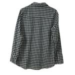 Olive & Oak  Gingham Blue  & White Cotton Button Down Shirt(Size Medium) Photo 1