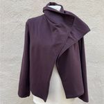 Vulin Purple Wide Collar Open Sweatshirt Cardigan 40/L Size L Photo 2