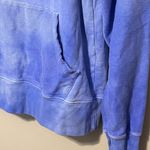 Dannijo Blue Frayed Hem Hoodie Size Medium‎ Photo 4