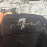 7 For All Mankind EUC High Waist Skinny Black Jean Size 25 Photo 8