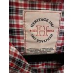 Heritage 1981  Button-Down Red & White Westen Shirt M Photo 2