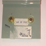 Antiquities 14K Gold Filled Posts Resin Filled Soldier Cameo Round Earrings Photo 4